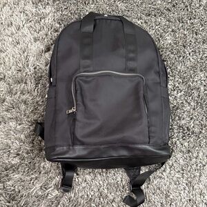 Madden Girl Black Backpack with Front Pocket